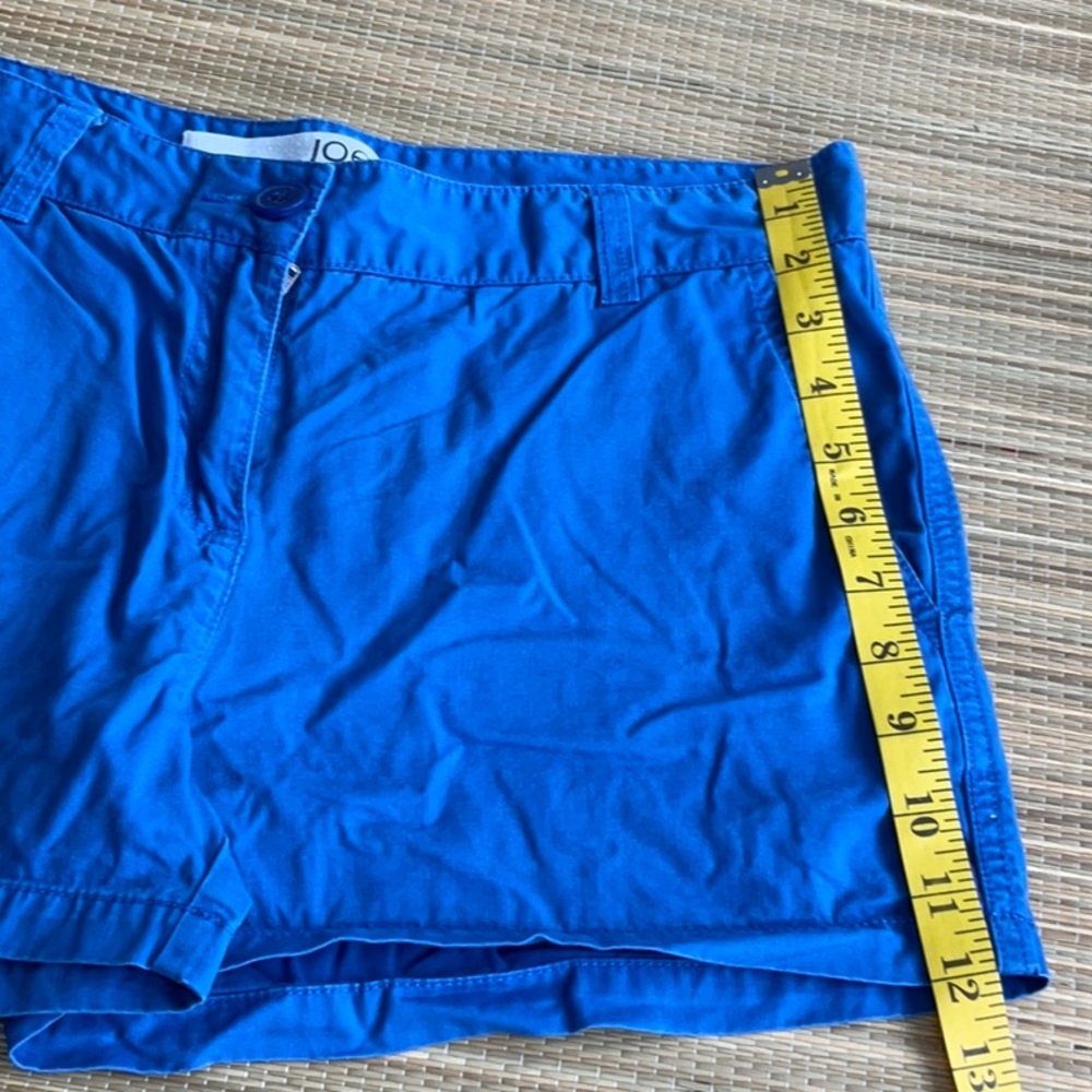 Joe Fresh Blue Women's Shorts 100% Cotton Size 6 - Picture 5 of 11